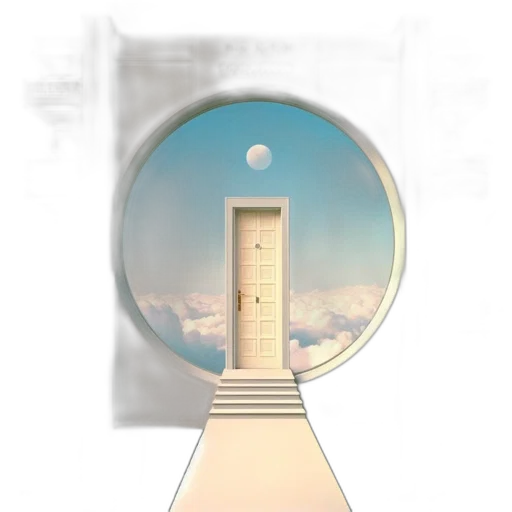 bottle, building, staff, sword transparent PNG cut-out