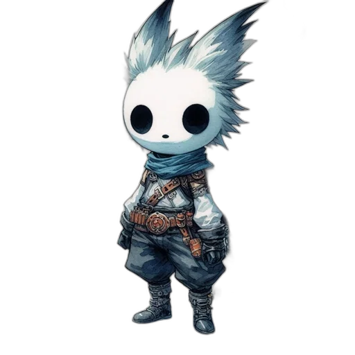 dragon, mask, staff, creature transparent PNG cut-out