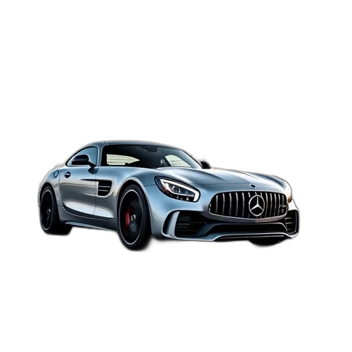 car, weapon, 3d render, photorealistic transparent PNG cut-out