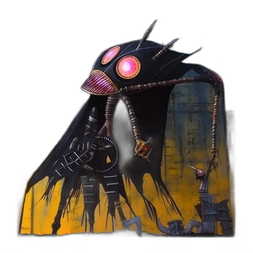 robot, mask, dragon, creature transparent PNG cut-out