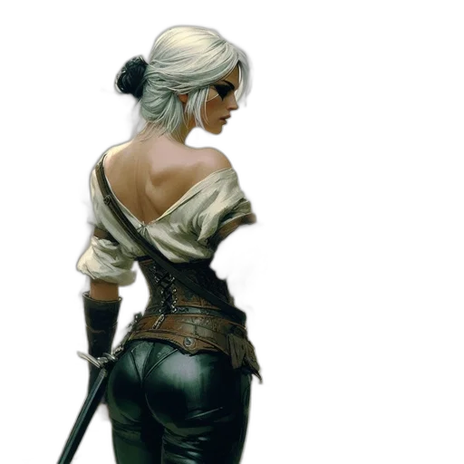 weapon, staff, sword, jacket transparent PNG cut-out