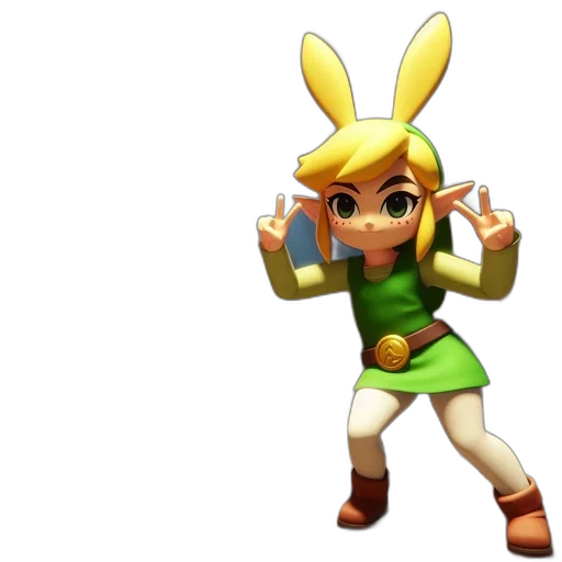 weapon, staff, animal, 3d render transparent PNG cut-out