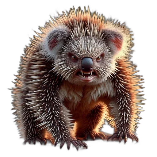 animal, creature, staff, face transparent PNG cut-out