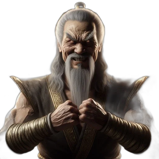 dragon, staff, face, sword transparent PNG cut-out