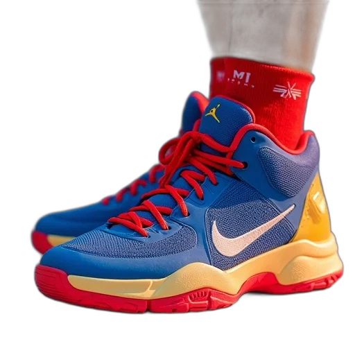 shoes, 3d render, person, nike transparent PNG cut-out