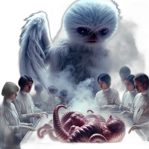 creature, animal, staff, concept art transparent PNG cut-out