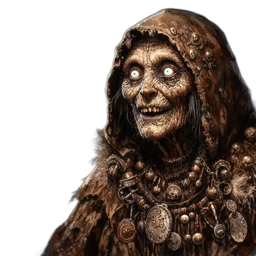 face, mask, creature, staff transparent PNG cut-out