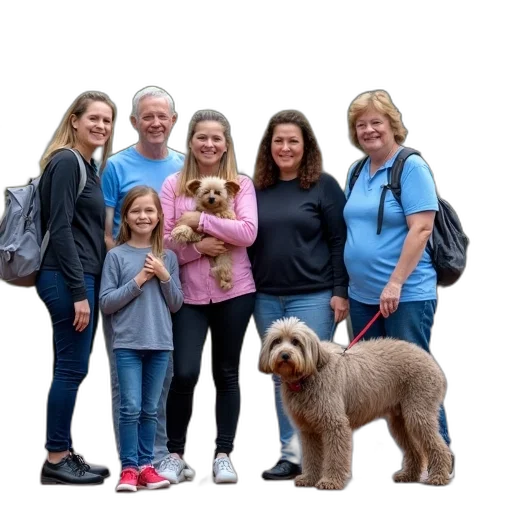 staff, group, people, including transparent PNG cut-out