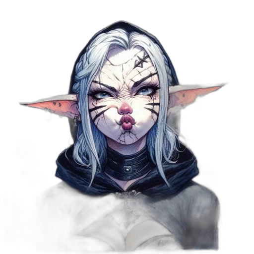 mask, face, staff, creature transparent PNG cut-out
