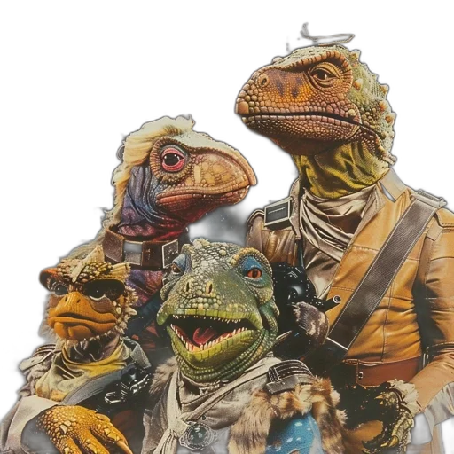 dragon, staff, mask, creature transparent PNG cut-out