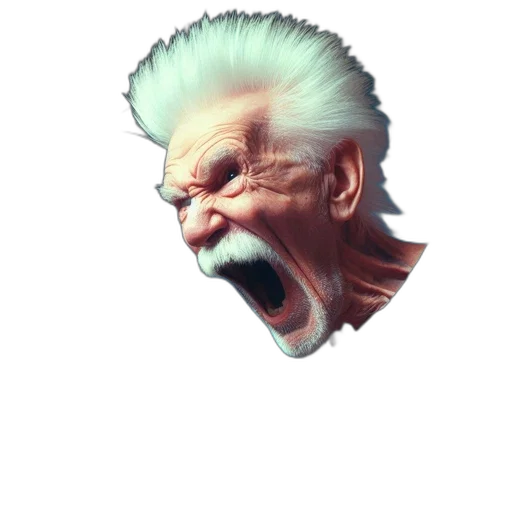 face, mask, creature, hair transparent PNG cut-out