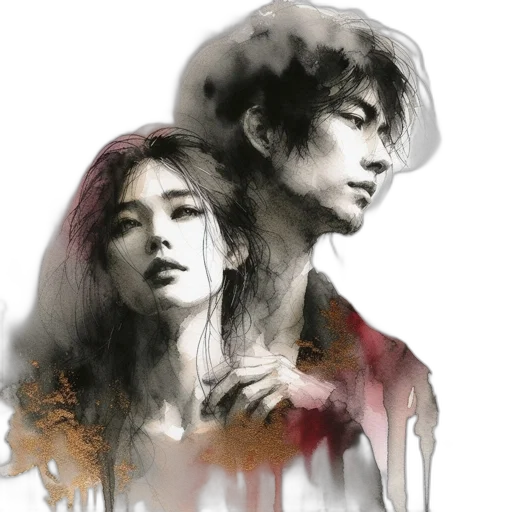 watercolor, photorealistic, oil painting, fantasy art transparent PNG cut-out