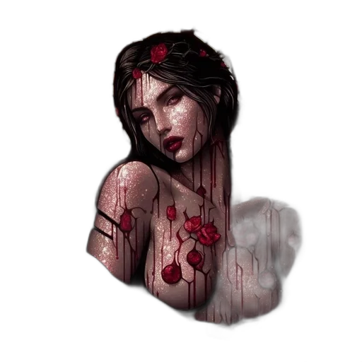 face, pixel art, concept art, fantasy art transparent PNG cut-out