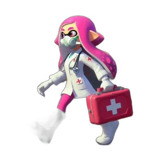 staff, weapon, jacket, robot transparent PNG cut-out