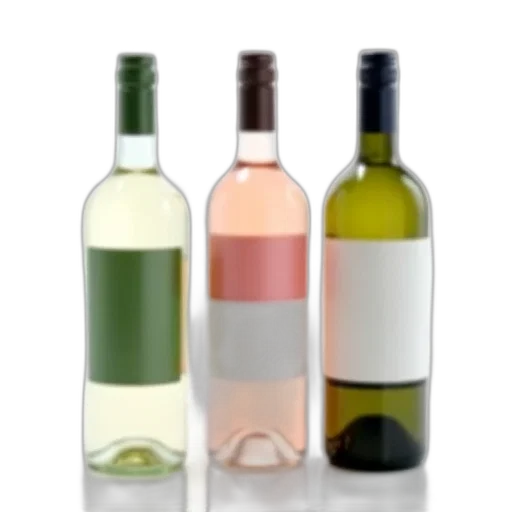bottle, 3d render, photorealistic, colorful transparent PNG cut-out