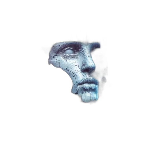 face, mask, crown, creature transparent PNG cut-out