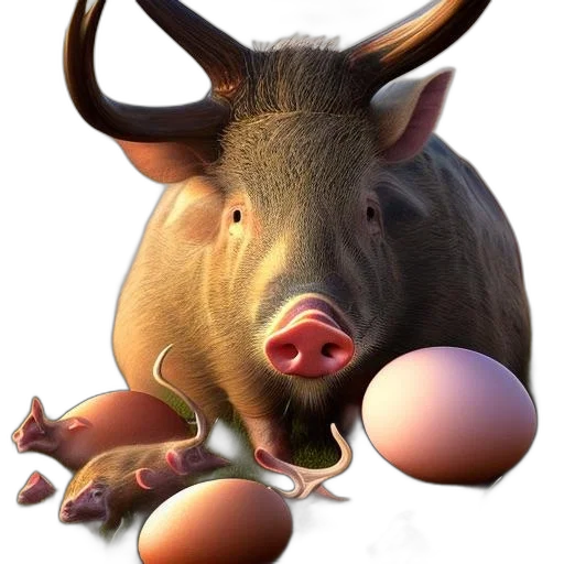 animal, food, creature, face transparent PNG cut-out