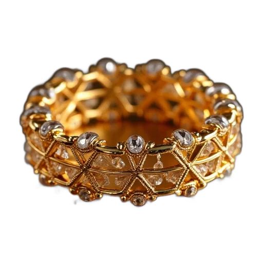 jewelry, crown, 3d render, golden transparent PNG cut-out