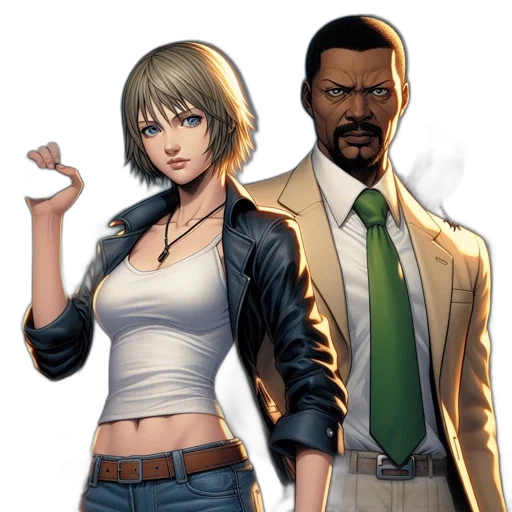 jacket, staff, concept art, comic book art transparent PNG cut-out