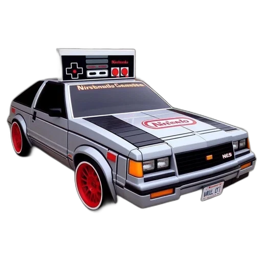 car, concept art, silver, red transparent PNG cut-out