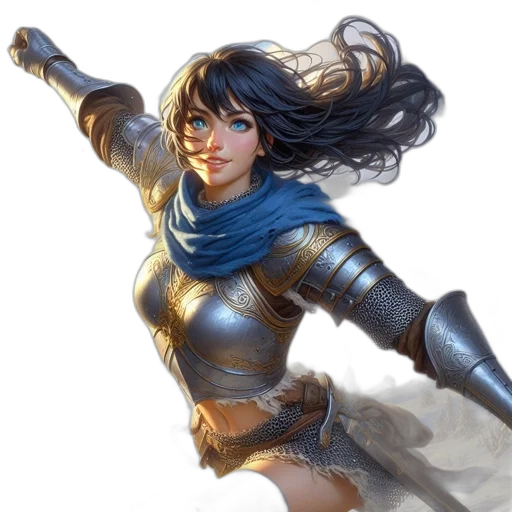 sword, fantasy art, concept art, comic book art transparent PNG cut-out