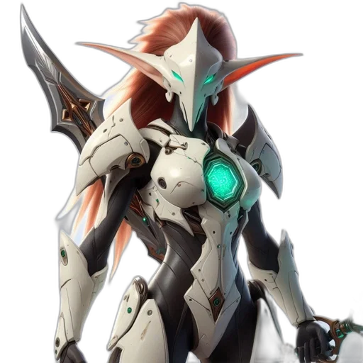 robot, weapon, staff, sword transparent PNG cut-out
