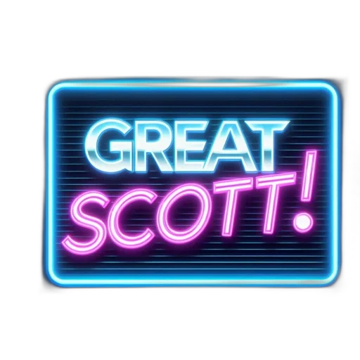 rectangular, neon, sign, words transparent PNG cut-out