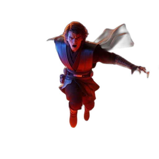 staff, jacket, creature, weapon transparent PNG cut-out