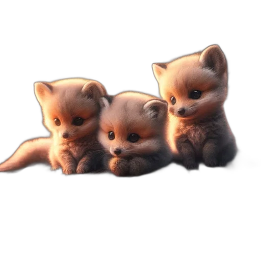 animal, 3d render, concept art, photorealistic transparent PNG cut-out