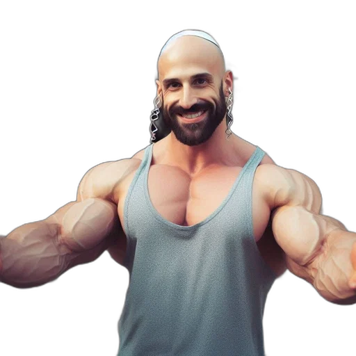 animal, weapon, hair, 3d render transparent PNG cut-out