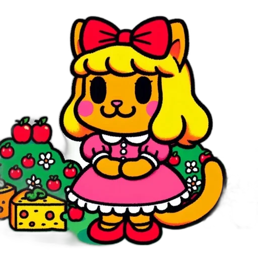 dress, cartoon, pixel art, concept art transparent PNG cut-out