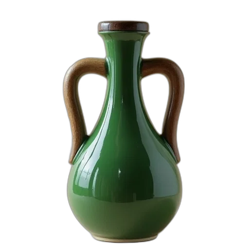 bottle, 3d render, photorealistic, green transparent PNG cut-out