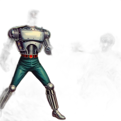 robot, weapon, staff, sword transparent PNG cut-out