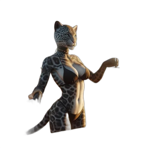 animal, creature, jewelry, 3d render transparent PNG cut-out