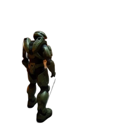 robot, creature, staff, weapon transparent PNG cut-out