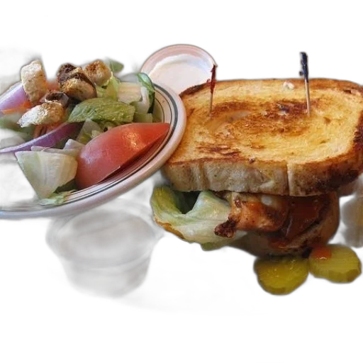 food, photorealistic, 3d render, grilled transparent PNG cut-out