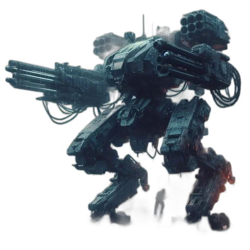 robot, weapon, creature, concept art transparent PNG cut-out