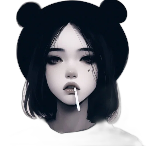 face, mask, creature, staff transparent PNG cut-out