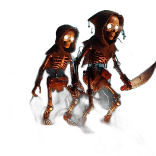 creature, mask, weapon, robot transparent PNG cut-out
