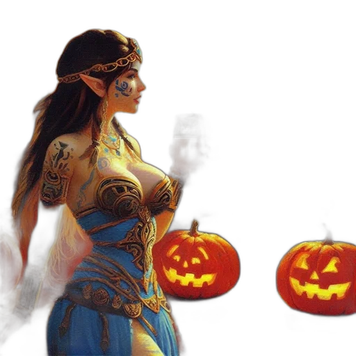 concept art, fantasy art, comic book art, pixel art transparent PNG cut-out
