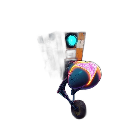 robot, weapon, staff, mask transparent PNG cut-out
