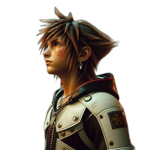 face, jacket, dragon, hair transparent PNG cut-out