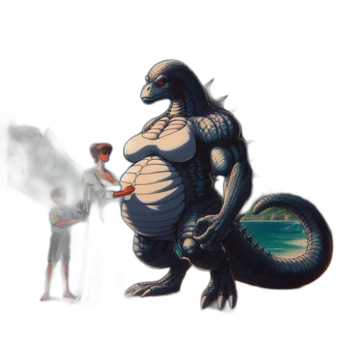 creature, dragon, animal, concept art transparent PNG cut-out