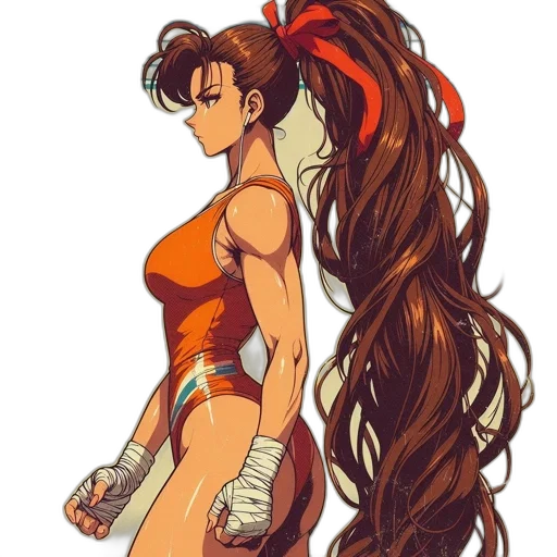 hair, dress, weapon, anime transparent PNG cut-out