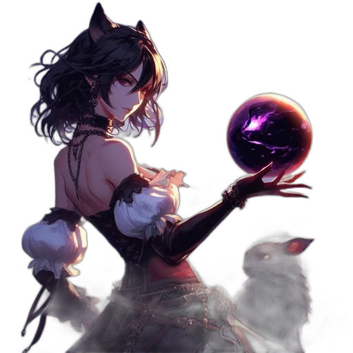 staff, dress, weapon, mask transparent PNG cut-out