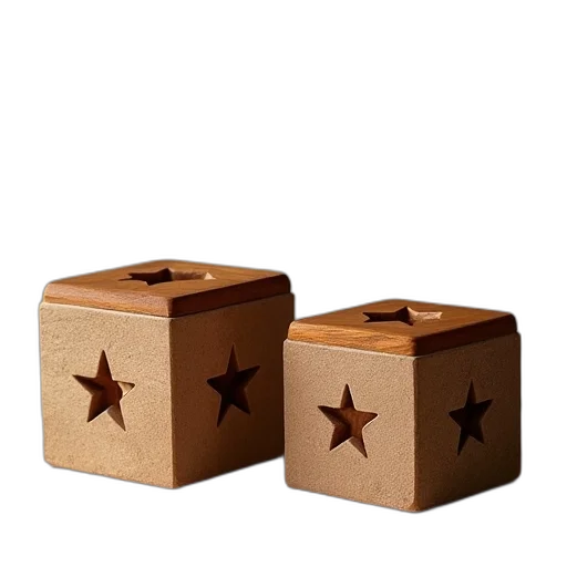 furniture, 3d render, two, wood transparent PNG cut-out
