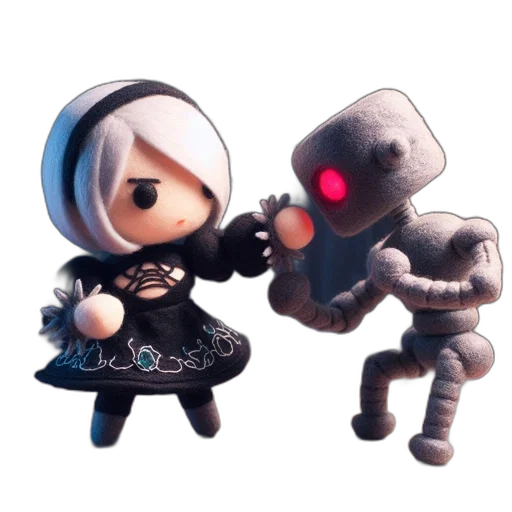 robot, concept art, 3d render, fantasy art transparent PNG cut-out