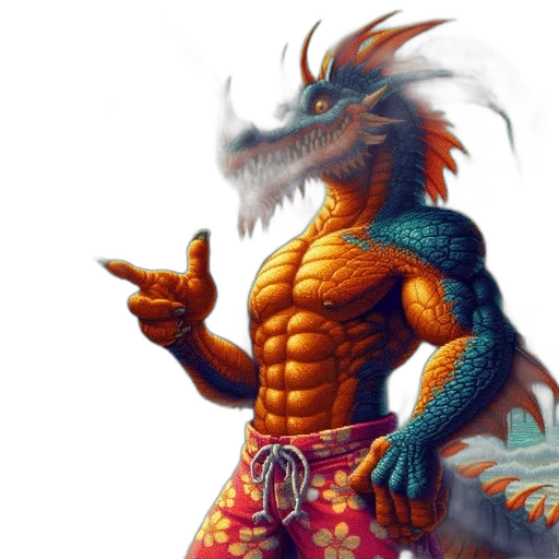 dragon, creature, animal, fantasy art transparent PNG cut-out