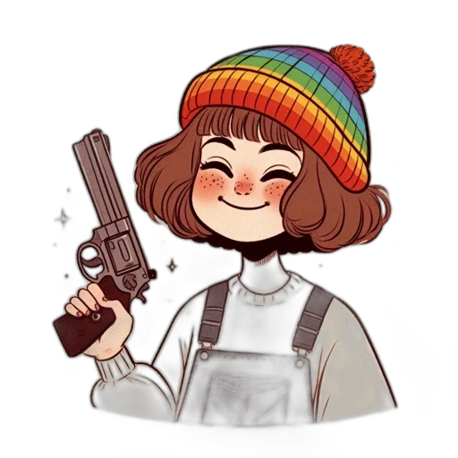 weapon, hat, staff, watercolor transparent PNG cut-out