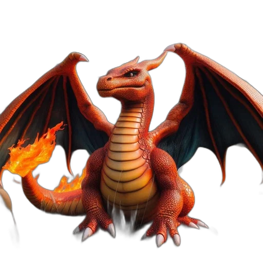 dragon, animal, creature, fantasy art transparent PNG cut-out